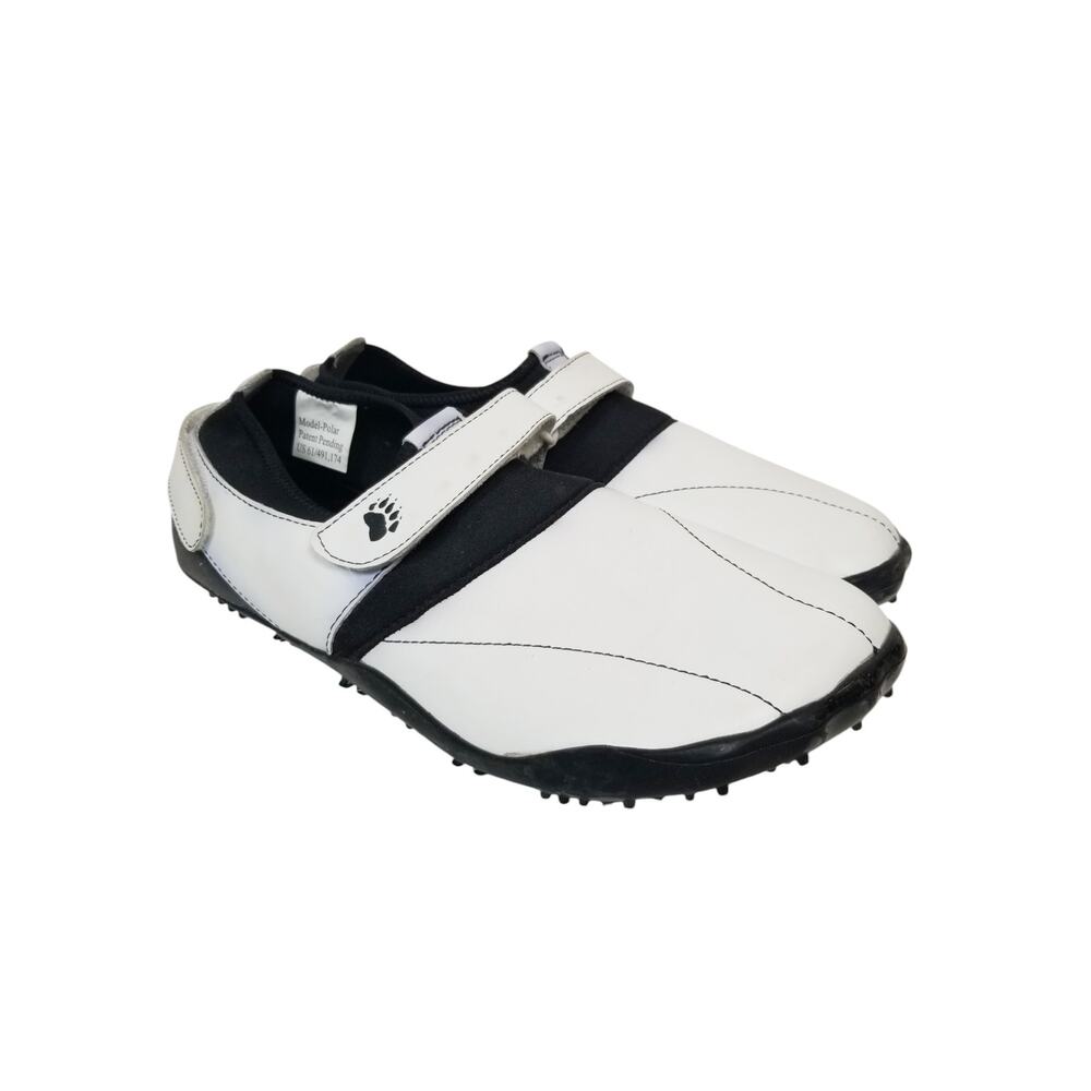 Barefoot B.E.R.B.S. Wide Toe Box Mens Golf Shoes Polar White Black Size 12.5
